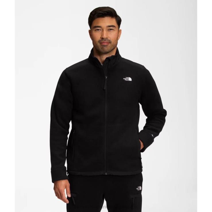 HLH086122 čierna The North Face pánska bunda alpine polartec 200 na zips