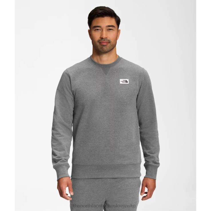 HLH086130 sivá The North Face mužské dedičstvo patch crew