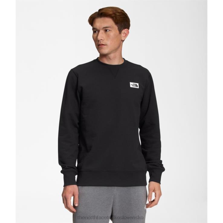 HLH086131 čierna The North Face mužské dedičstvo patch crew