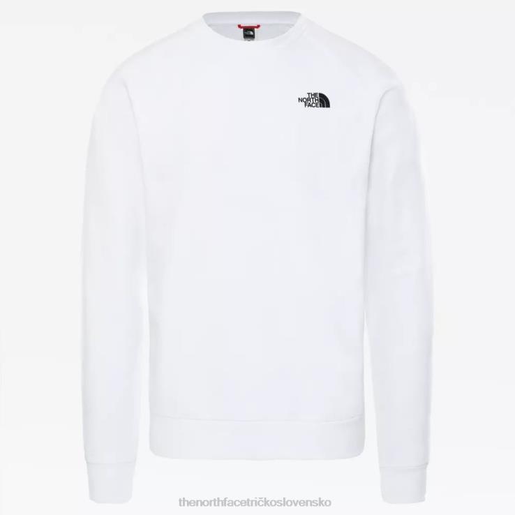 HLH08616 biely The North Face pánsky raglánový redbox sveter