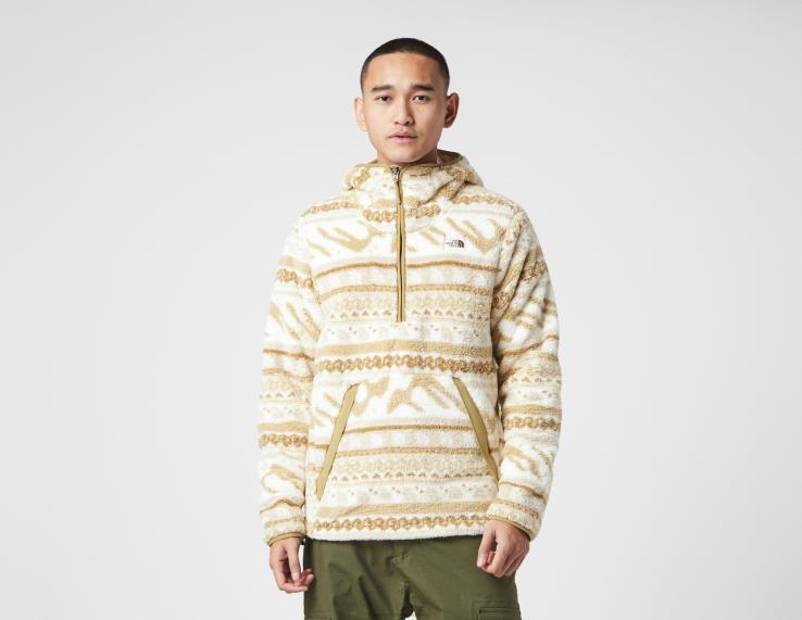 HLH086825 biely The North Face campshire fleece s polovičným zipsom