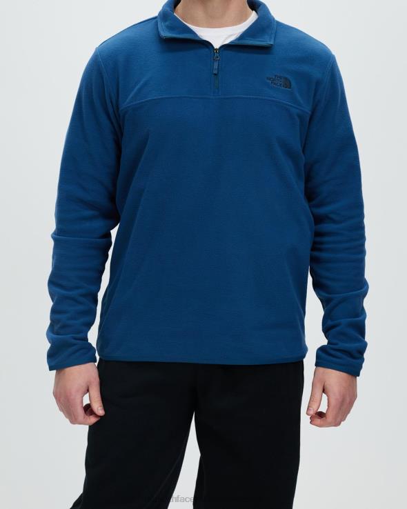 HLH086880 Modrá The North Face tka glacier 1/4 zips fleece