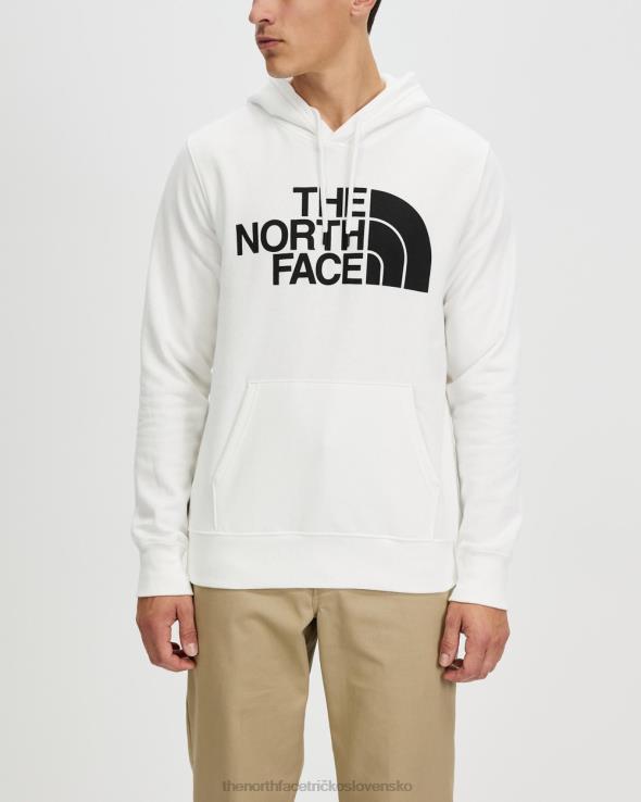 HLH086940 biely čierny The North Face mikina s kapucňou s polovičnou kupolou