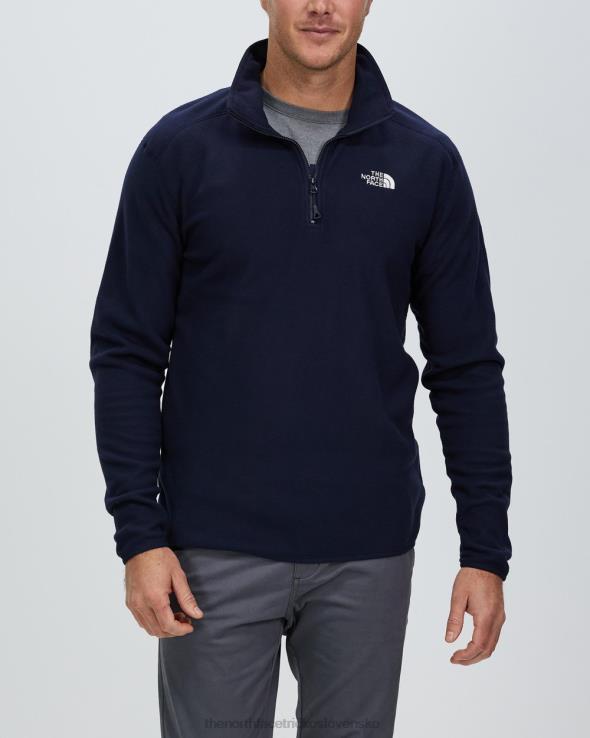 HLH086995 námorníctvo The North Face tka 100 glacier pulóver na 1/4 zips