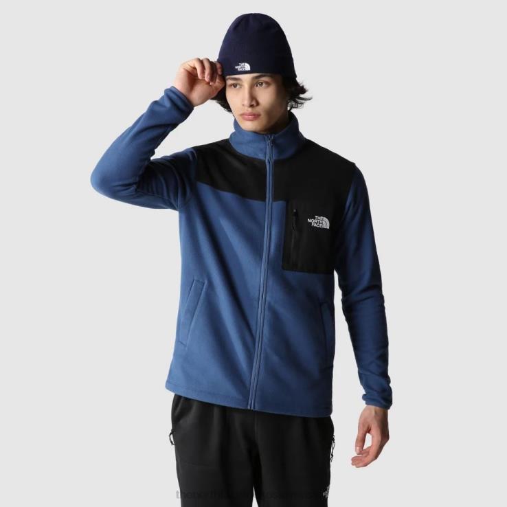 HLH08911 tienisté modré The North Face pánsky fleece s celorozopínacím zipsom