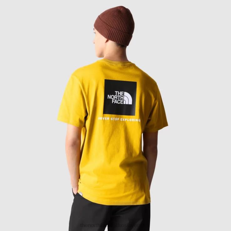 HLH0814 minerálne zlato The North Face pánske redboxové tričko