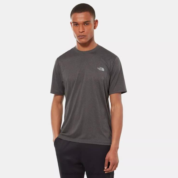 HLH08198 sivá The North Face pánske tričko reaxion amp
