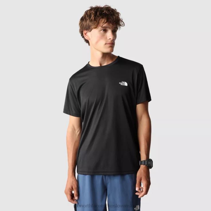 HLH08199 čierna The North Face pánske tričko reaxion amp