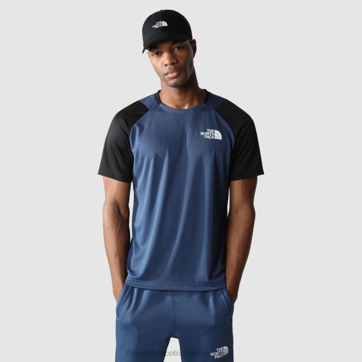 HLH082162 tienisté modré The North Face pánske tréningové tričko s krátkym rukávom