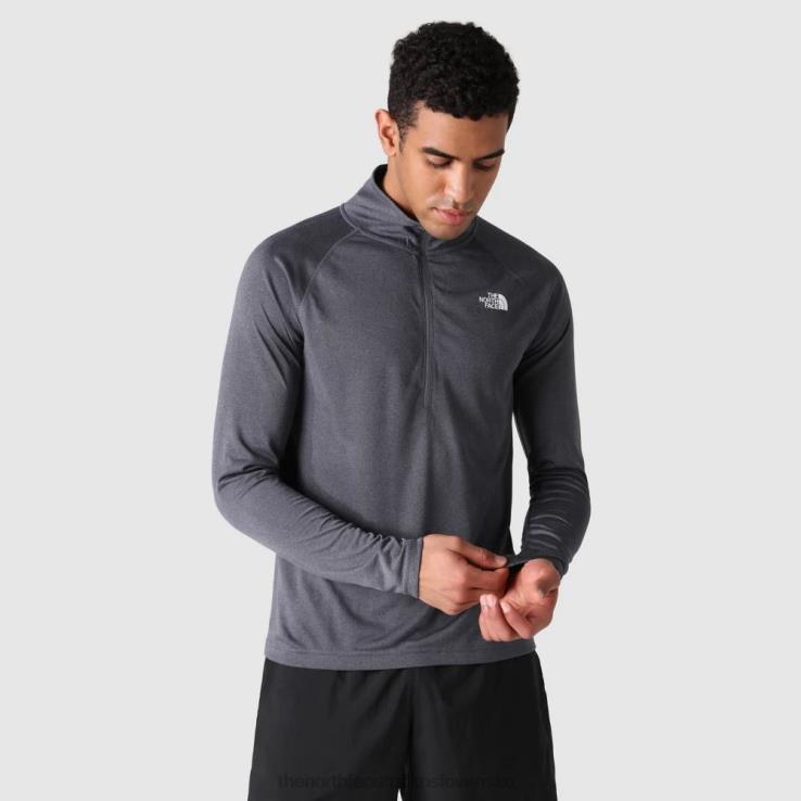 HLH082199 lapis modrý The North Face pánske tričko flex ii 1/4 zips s dlhým rukávom