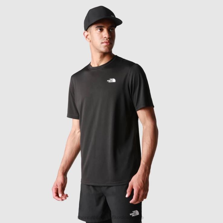 HLH082203 čierna The North Face pánske flex ii tričko s krátkym rukávom