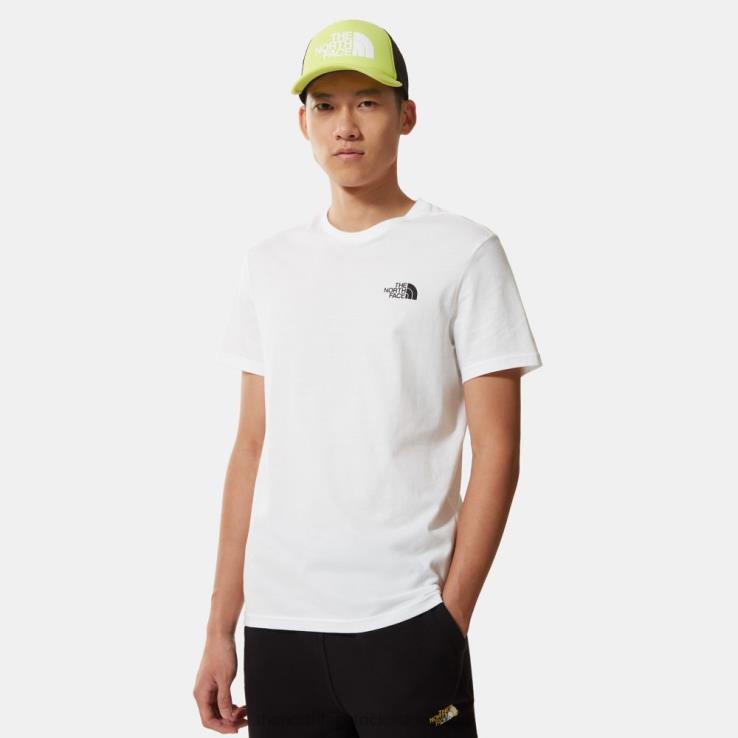 HLH0831 biely The North Face pánske jednoduché kupolové tričko
