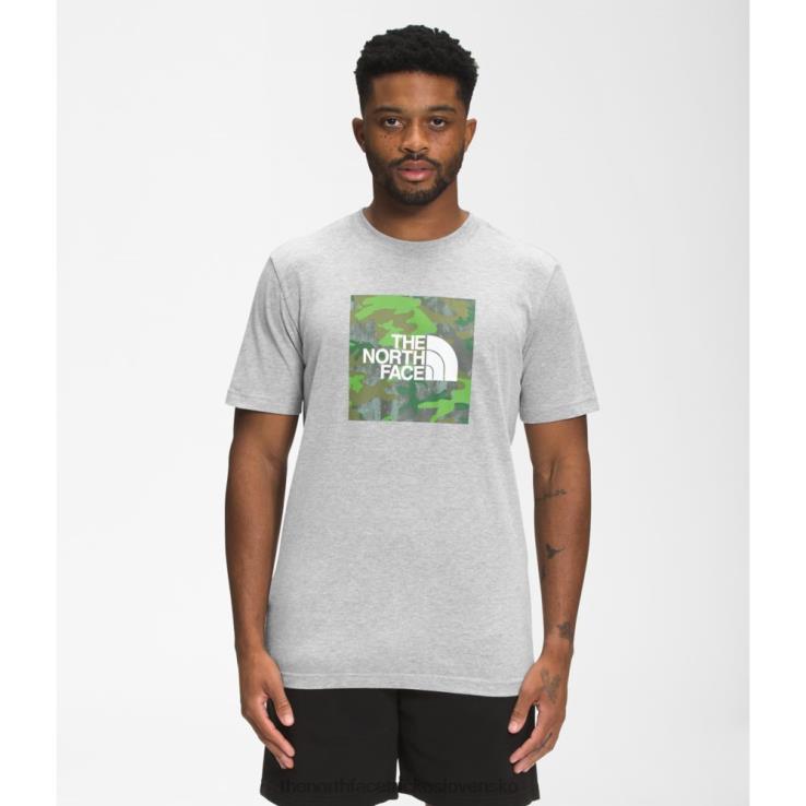 HLH083327 sivá The North Face pánske tričko s krátkym rukávom v krabici