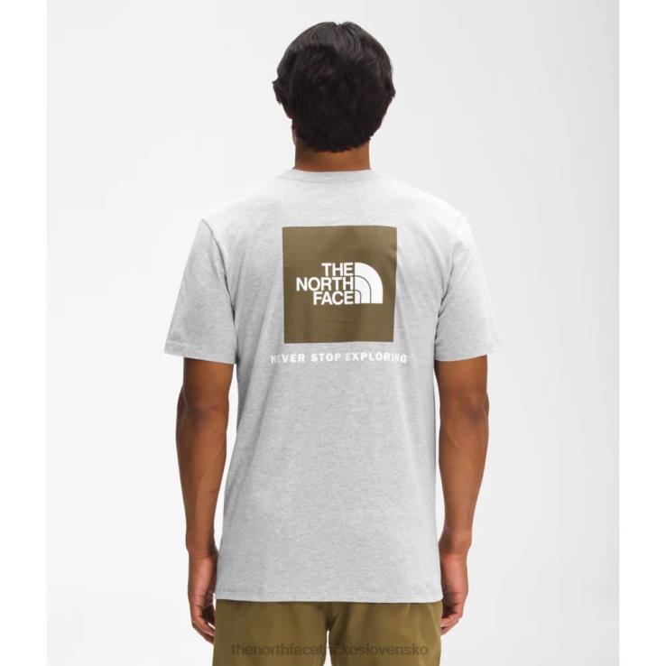 HLH083373 sivá The North Face pánske boxerské tričko s krátkym rukávom