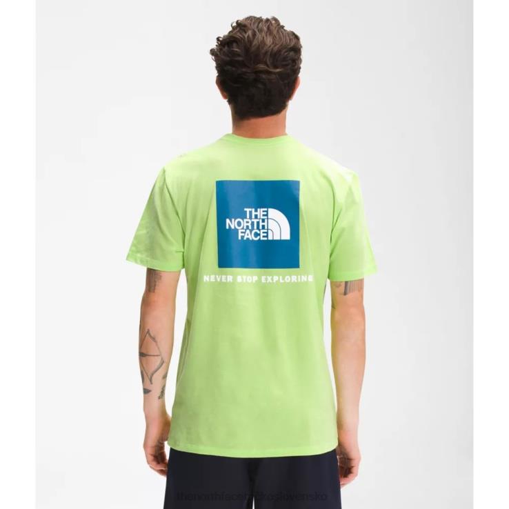 HLH083377 zelená The North Face pánske boxerské tričko s krátkym rukávom