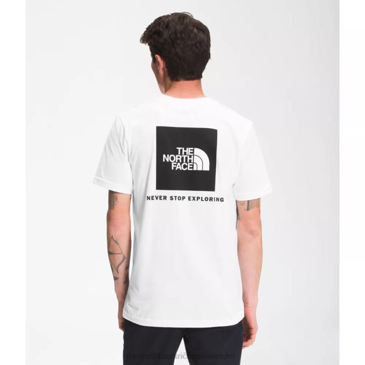 HLH083379 biely čierny The North Face pánske tričko s krátkym rukávom nse biele čierne