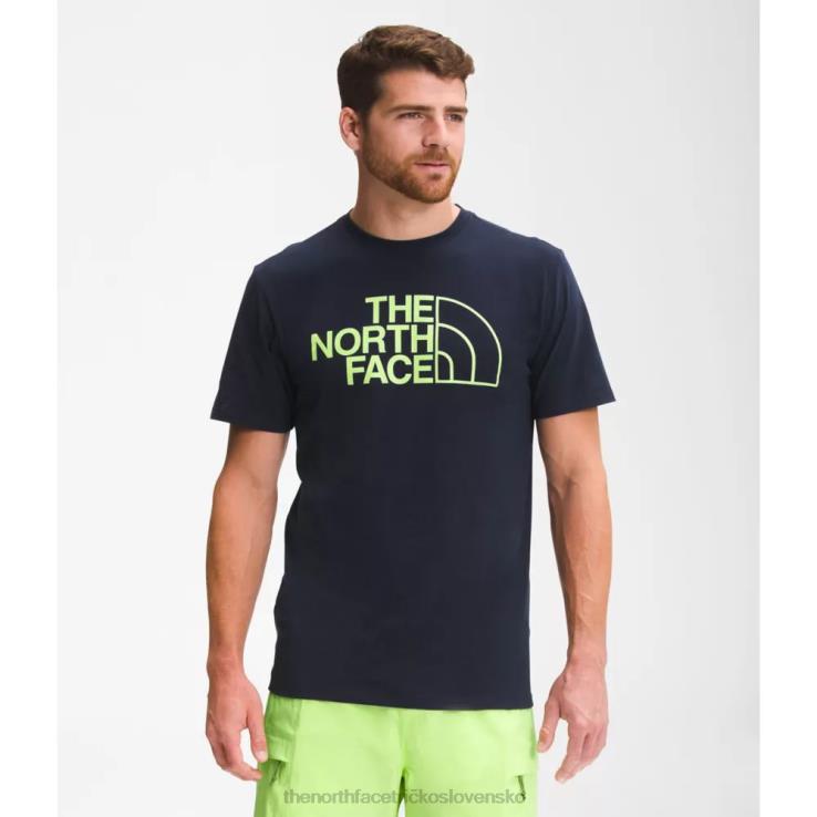 HLH083441 námorníctvo The North Face pánske polokopulové tričko s krátkym rukávom