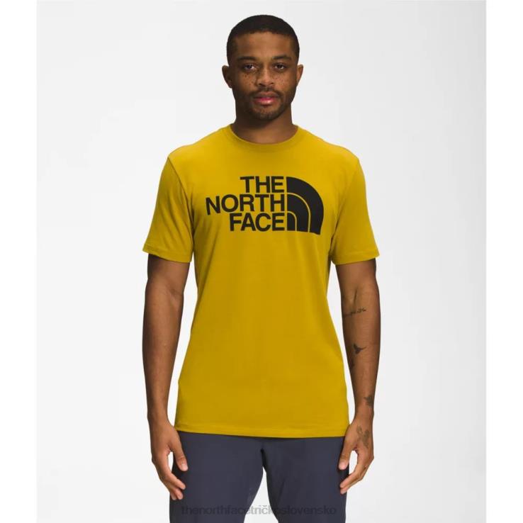 HLH083444 minerálne zlato The North Face pánske polokopulové tričko s krátkym rukávom