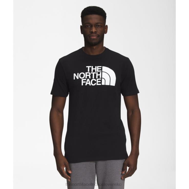 HLH083450 čierna The North Face pánske polokopulové tričko s krátkym rukávom