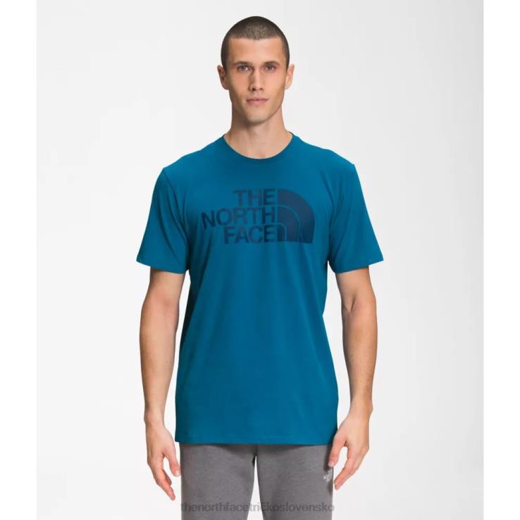 HLH083452 banff blue The North Face pánske polokopulové tričko s krátkym rukávom