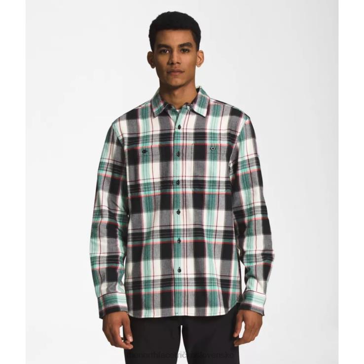 HLH083855 biele veľké The North Face pánske arroyo ľahký flanel