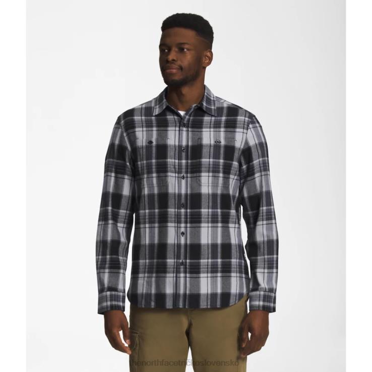 HLH083856 sivá The North Face pánske arroyo ľahký flanel