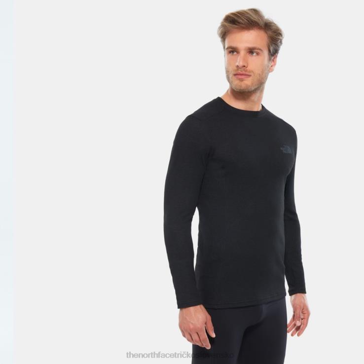 HLH08395 čierna The North Face pánsky jednoduchý top s dlhým rukávom