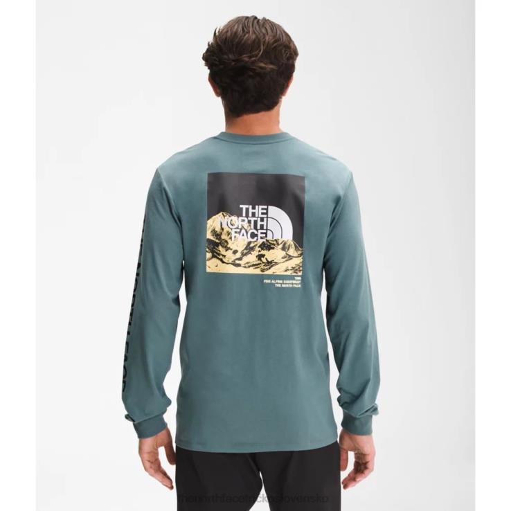 HLH084244 Modrá The North Face pánske hracie tričko s dlhým rukávom