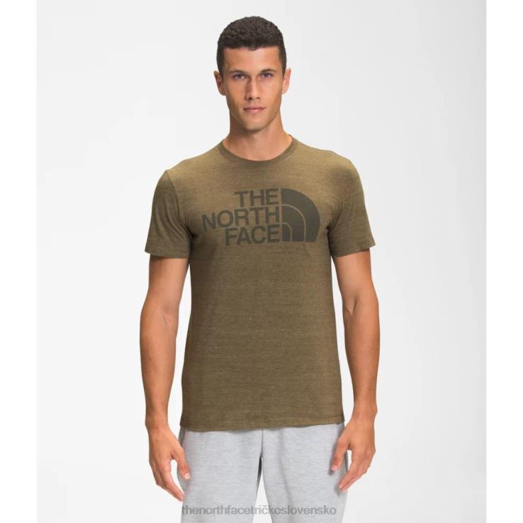 HLH084283 vojenská oliva The North Face pánske triko s krátkym rukávom, polokupoly