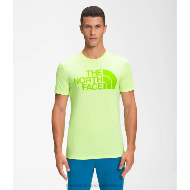 HLH084286 zelená The North Face pánske triko s krátkym rukávom, polokupoly