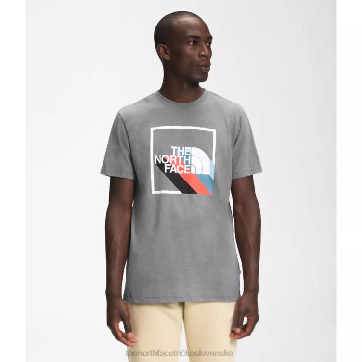 HLH085150 sivá The North Face pánske tieňové tričko s krátkym rukávom