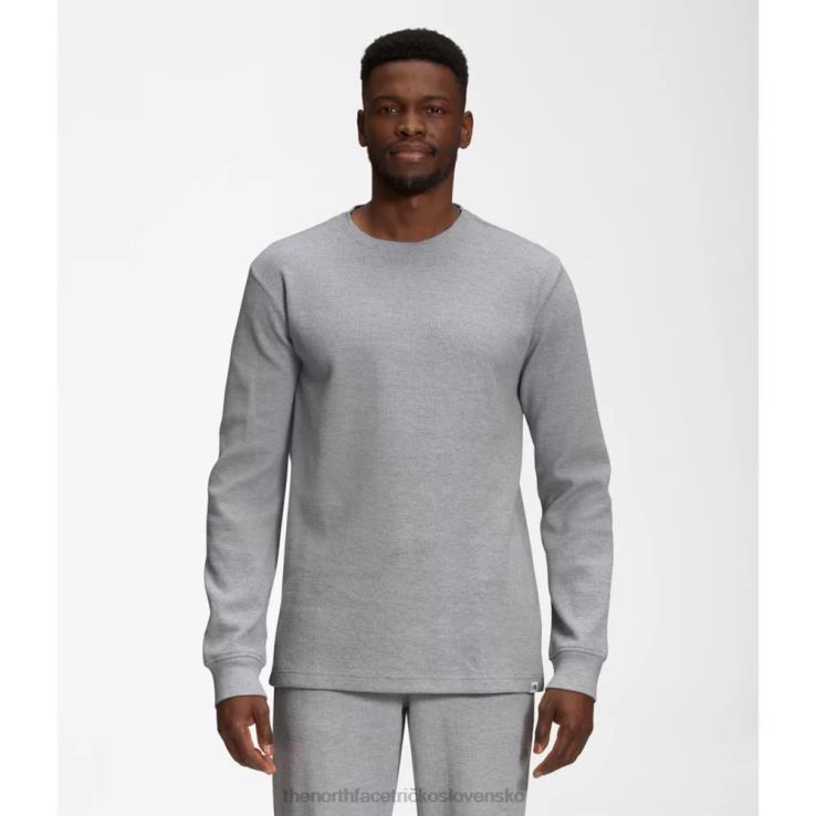 HLH085649 sivá The North Face muži vafle posádka