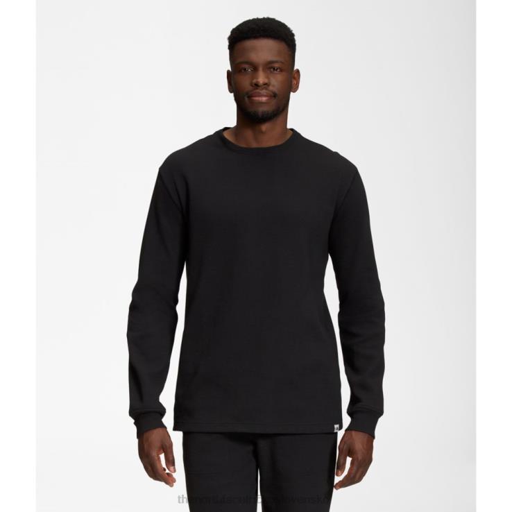 HLH085651 čierna The North Face muži vafle posádka