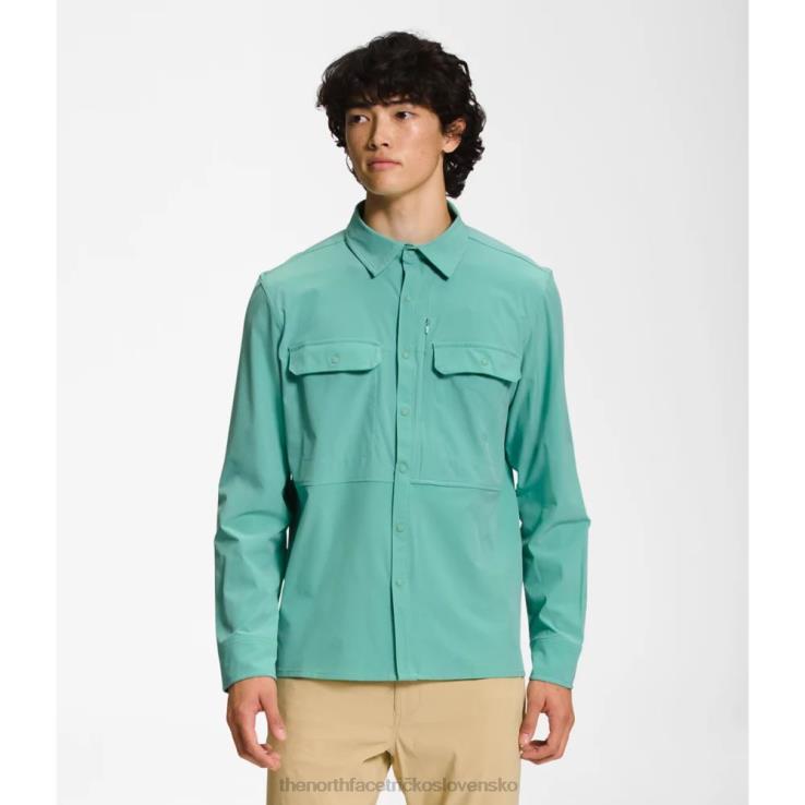 HLH085854 wasabi The North Face pánska sniktau slnečná košeľa s dlhým rukávom