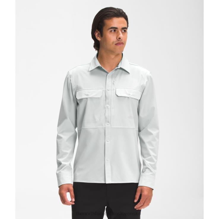HLH085855 sivá The North Face pánska sniktau slnečná košeľa s dlhým rukávom