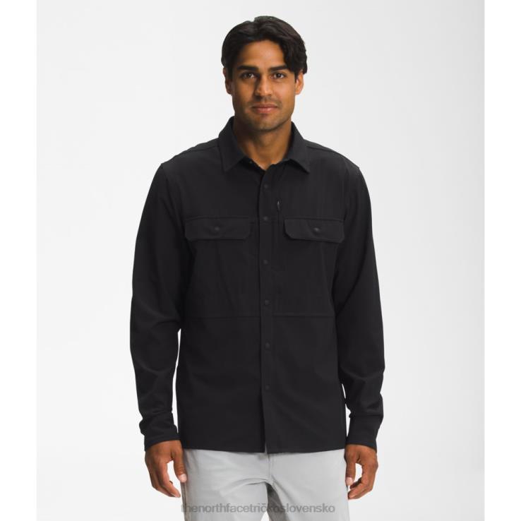 HLH085858 čierna The North Face pánska sniktau slnečná košeľa s dlhým rukávom