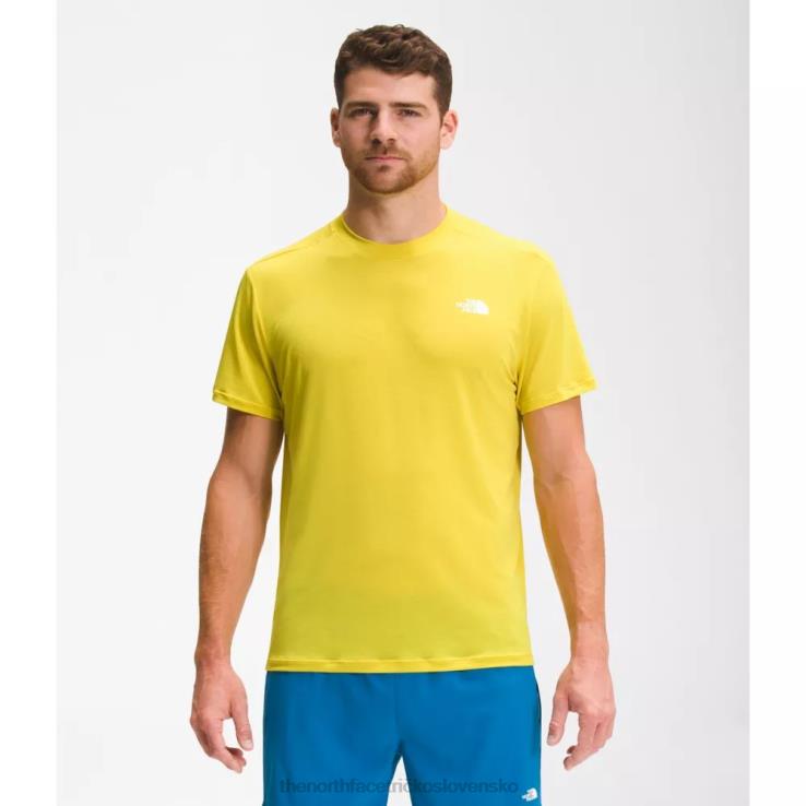 HLH086096 kyslá žltá The North Face pánske tričko s krátkym rukávom