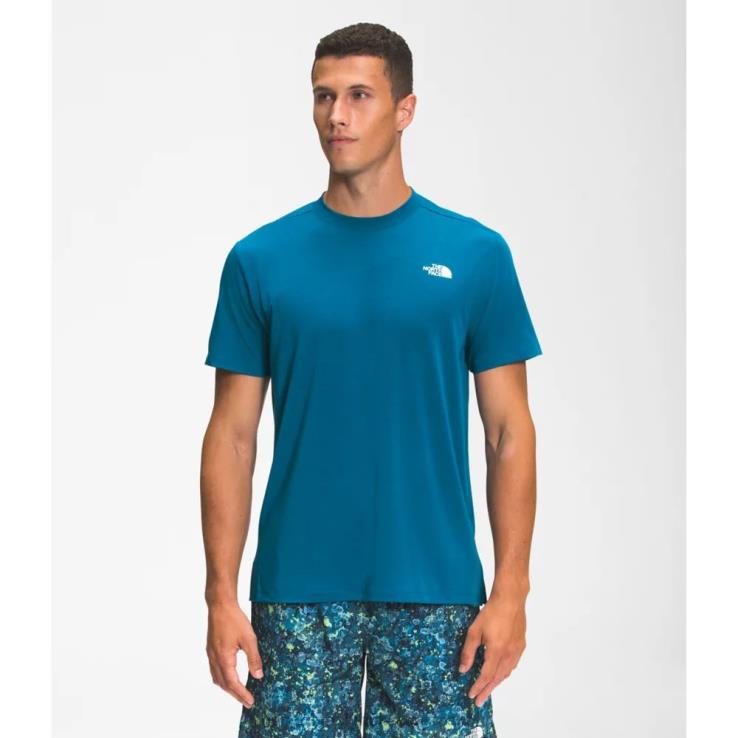 HLH086102 banff blue The North Face pánske tričko s krátkym rukávom