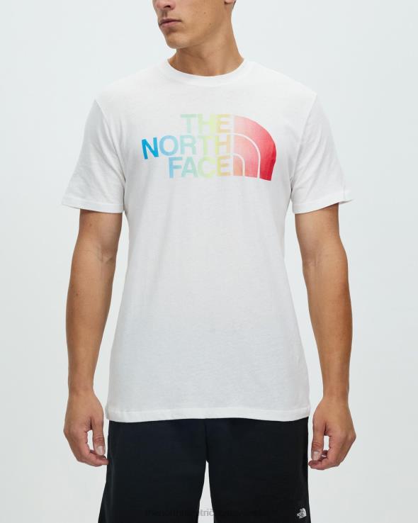 HLH087115 biely The North Face half dome ss tričko