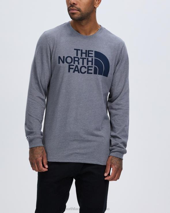 HLH087130 sivá The North Face polovičné tričko s dlhým rukávom