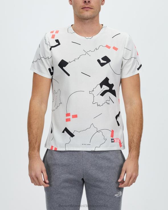 HLH087182 biela potlač The North Face sunriser ss tričko