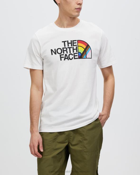 HLH087230 biely The North Face Pride tričko s krátkym rukávom