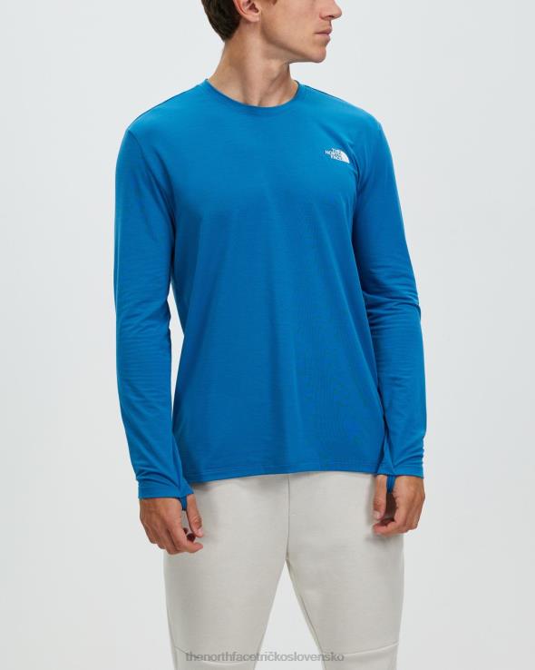 HLH087245 banff blue The North Face Wander tričko s dlhým rukávom