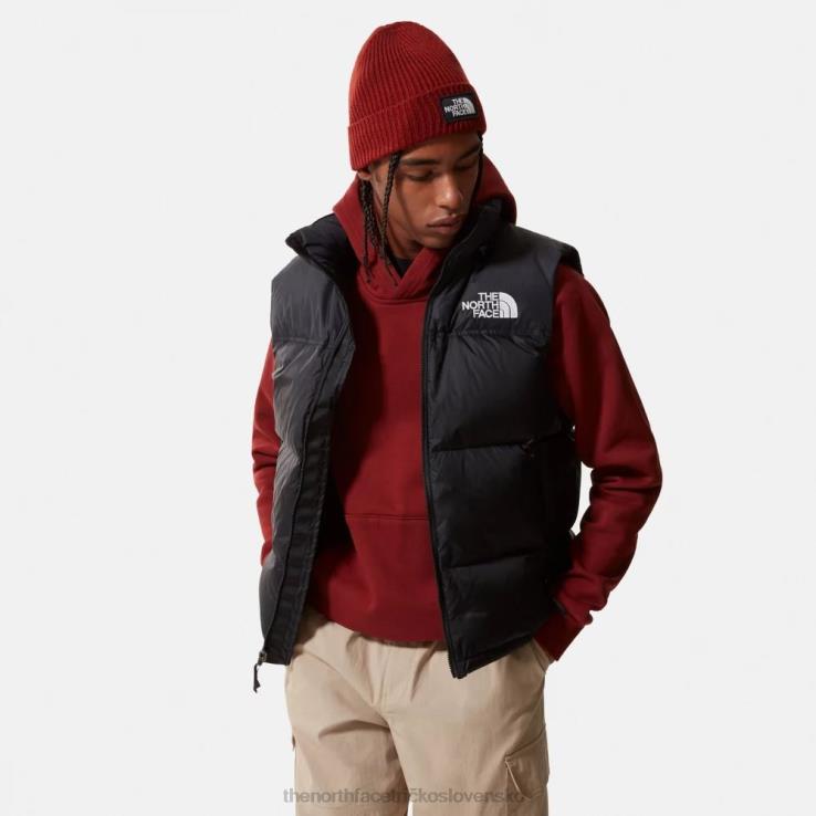 HLH08141 recyklovaná čierna The North Face pánske 1996 retro nuptse vesta