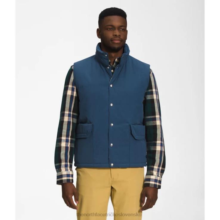 HLH085644 tienisté modré The North Face pánska horská termobalová vesta