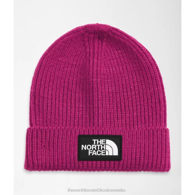 HLH085777 fuschia ružová The North Face detská čiapka s logom tnf boxu