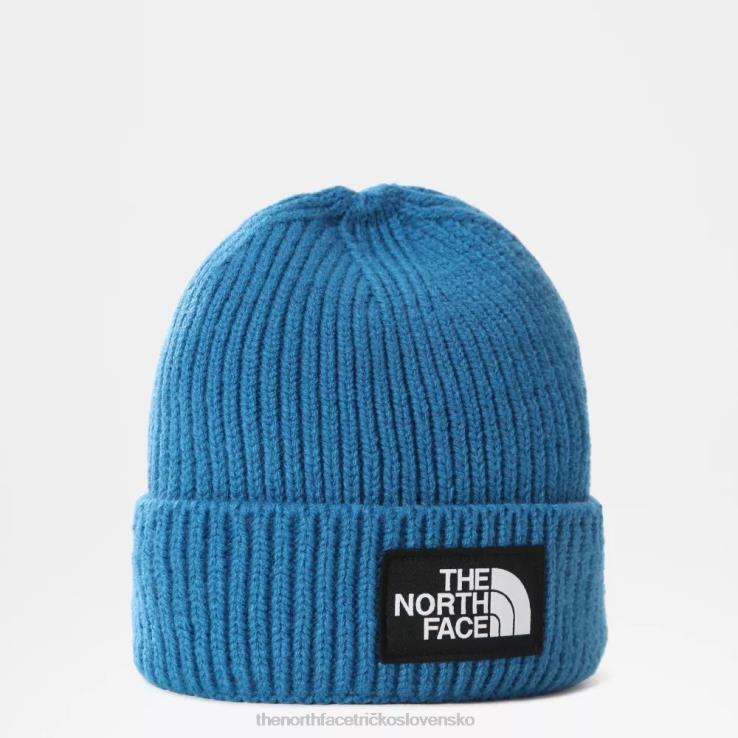 HLH08115 banff blue The North Face Čiapka s manžetou na krabičke s logom tnf