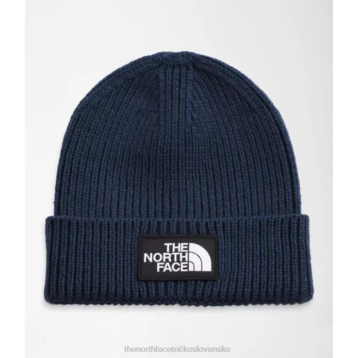 HLH083222 vrcholové námorníctvo The North Face Čiapka s manžetou na krabičke s logom tnf