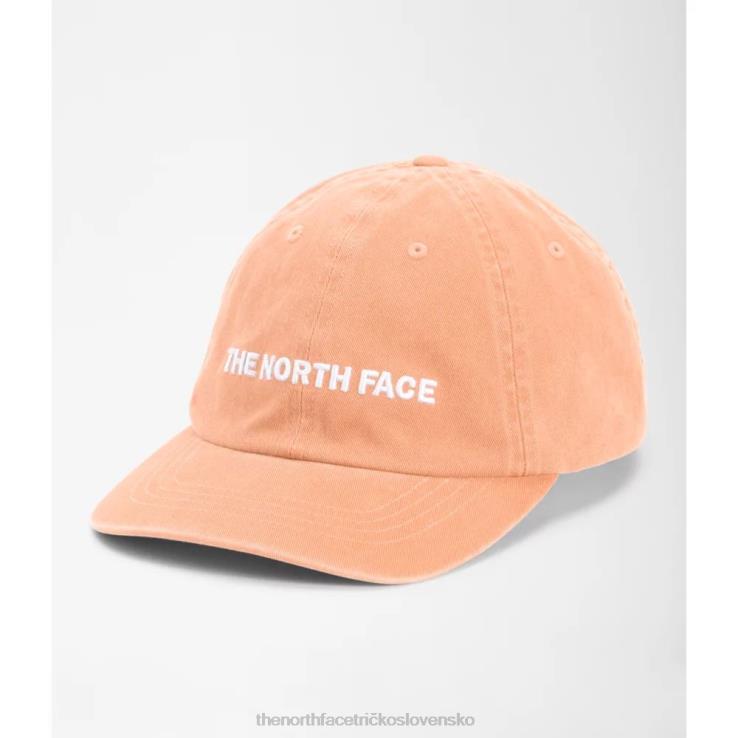 HLH083995 marhuľový ľad The North Face horizontálna vyšívaná čiapka