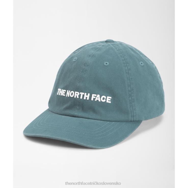 HLH083997 Modrá The North Face horizontálna vyšívaná čiapka